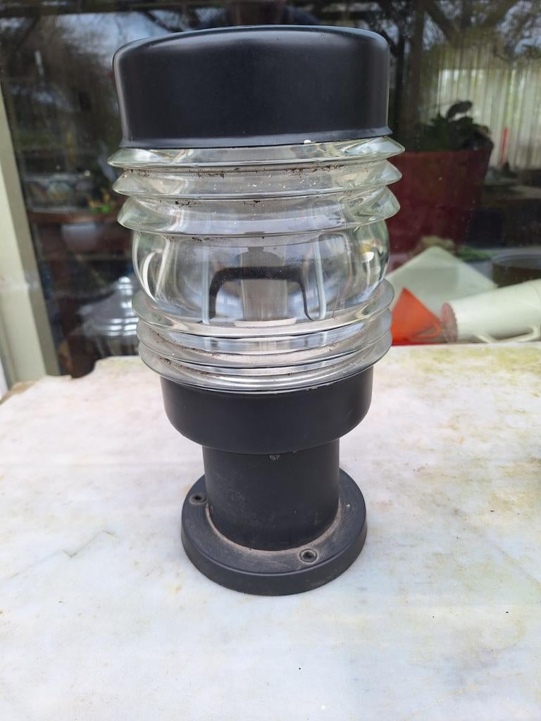 Scheepslicht Ankerlicht Metaal en glas, Ophalen of Verzenden, Minder dan 50 watt
