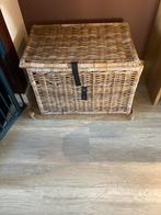 Leuke rieten mand, Huis en Inrichting, Woonaccessoires | Schalen en Manden, Ophalen, Zo goed als nieuw, Rechthoekig, Riet