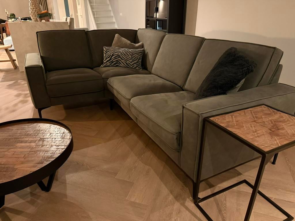 Hoekbank barrio pronto wonen verstelbare bank met garantie!, 75 tot 100 cm, Ophalen of Verzenden, Zo goed als nieuw, Metaal