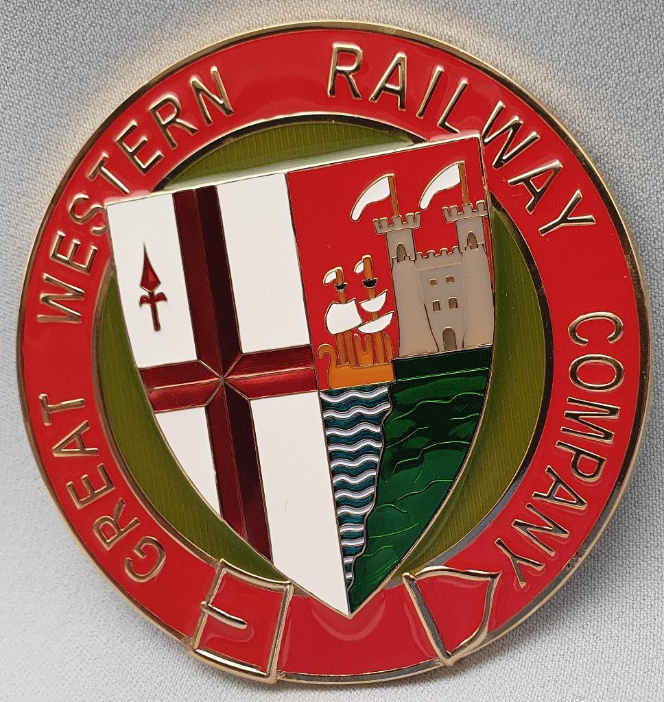 Embleem van de Great Western Railway Company (GWR), Verzamelen, Spoorwegen en Tramwegen, Verzenden, Nieuw, Trein, Overige typen