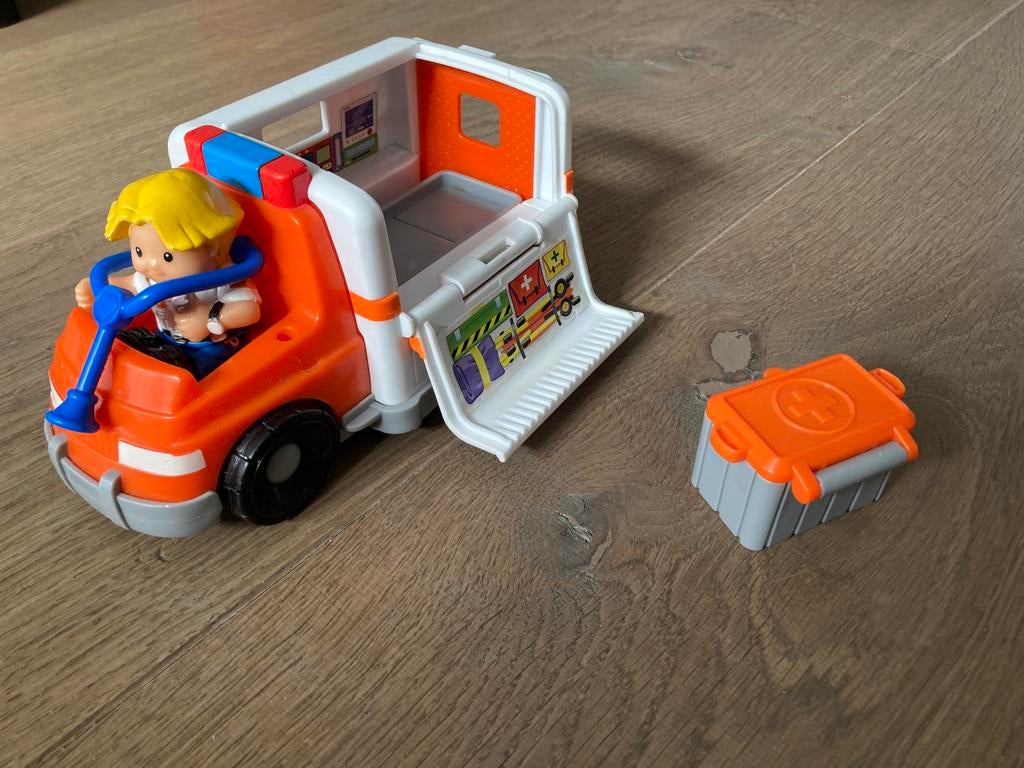 Little people ambulance, Kinderen en Baby's, Speelgoed | Fisher-Price, Ophalen of Verzenden, Gebruikt, Speelset