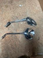 Chroom Spiegels: 1x M8 Rond, 1x M10 Druppelmodel, Ophalen of Verzenden, Gebruikt