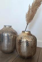 Prachtige goudkleurige vaas Fidrio 27 cm, Huis en Inrichting, Woonaccessoires | Vazen, Overige materialen, Overige kleuren, Ophalen of Verzenden