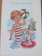 Beterschap - jongen met bal en hond in het water - nieuw, Verzenden, 1980 tot heden, Ongelopen, Kinderen