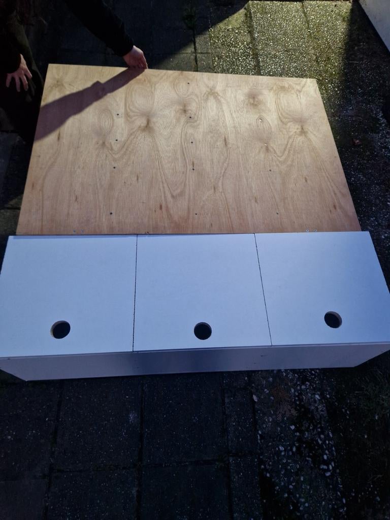 Camperbox 125 x 125 cm, Ophalen
