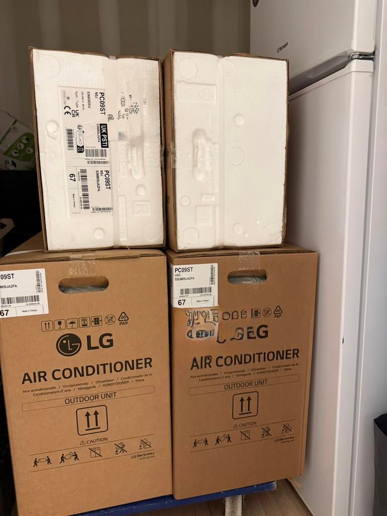 LG PC09ST 2,5 Kw Split unit WiFi 399,99, Ophalen, Koelen en Ontvochtigen, Timer, Nieuw