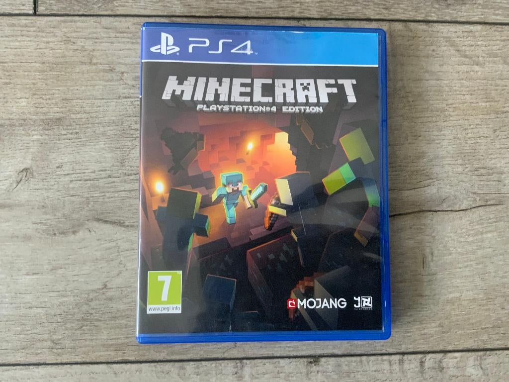 Playstation 4 - Minecraft voor de PS4, Avontuur en Actie, Ophalen of Verzenden, Zo goed als nieuw, 3 spelers of meer