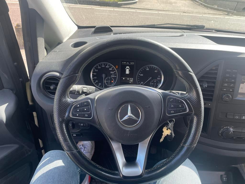 Mercedes-Benz Vito 2.1 CDI 100KW 2017, Automaat, Zwart, 4 cilinders, Navigatiesysteem