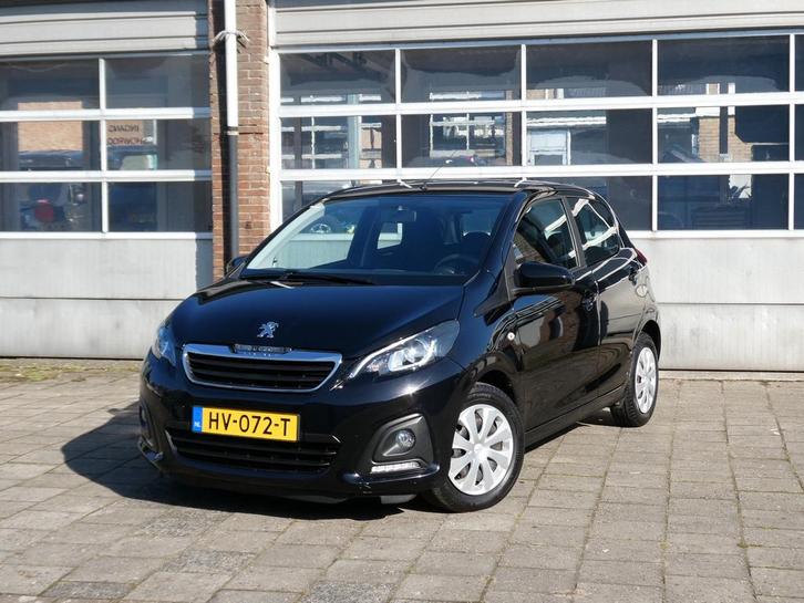 Peugeot 108 1.0 12V E-vti 51KW 5DR 2016 Zwart, Auto's, Peugeot, Particulier, Benzine, B, Hatchback, Handgeschakeld, Origineel Nederlands