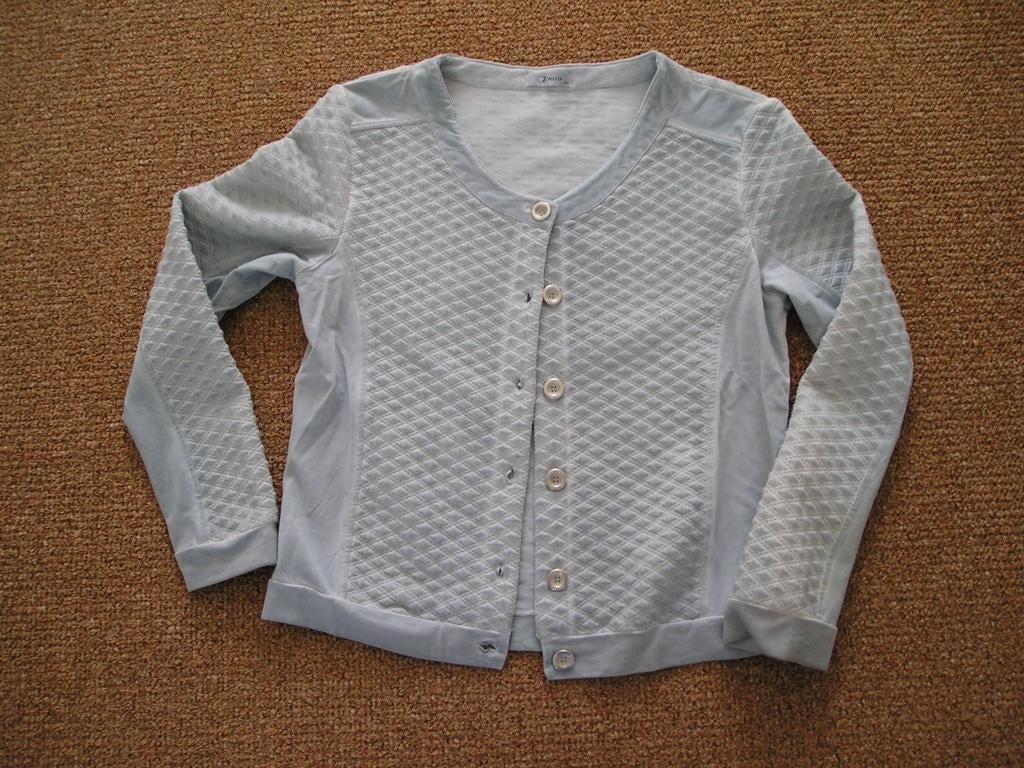 apart lichtblauw vest / jasje Zoso maat XL, Ophalen, Blauw, Maat 46/48 (XL) of groter, Zo goed als nieuw