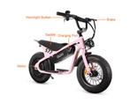 *** Ouxi kinder fatbike motortje S73***, Fietsen en Brommers, Elektrische fietsen, Nieuw, Minder dan 47 cm, 30 tot 50 km per accu