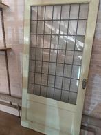 Glas in lood deur, Ophalen, Binnendeur, 200 tot 215 cm, Glas
