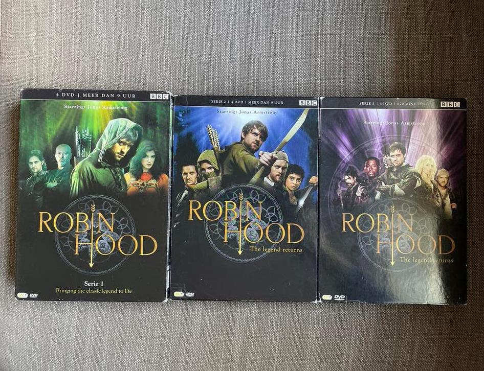 Robin Hood DVD Boxset - Seizoen 1, 2 en 3, Cd's en Dvd's, Dvd's | Tv en Series, Boxset, Ophalen of Verzenden, Zo goed als nieuw