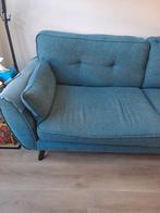 Mooie Blauwe  ruime twee  zitsbank, Ophalen, Gebruikt, 75 tot 100 cm, Tweepersoons
