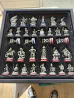 Schaakspel Asterix en Obelix met marmeren bord, Ophalen, Gebruikt, Schaken