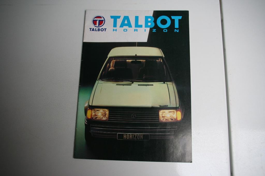 Folder Talbot Horizon (1982) (24), Ophalen of Verzenden, Nieuw, Overige merken