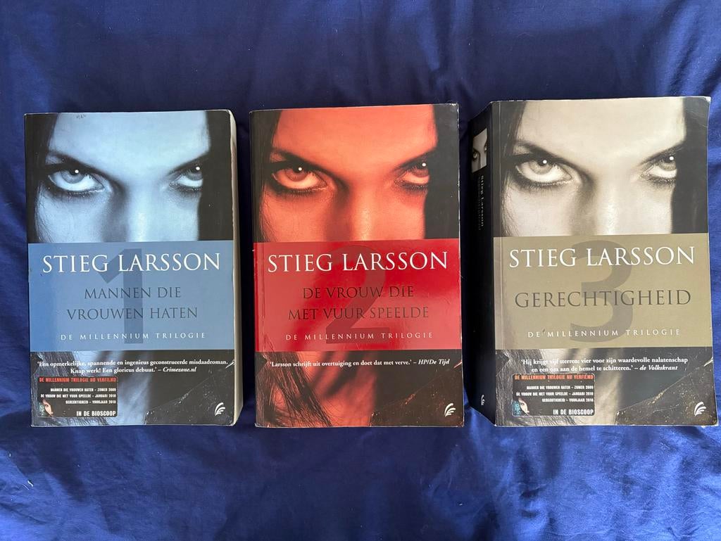 Millennium Trilogie Stieg Larsson - 3 Boeken Set, Ophalen of Verzenden, Gelezen, Europa overig