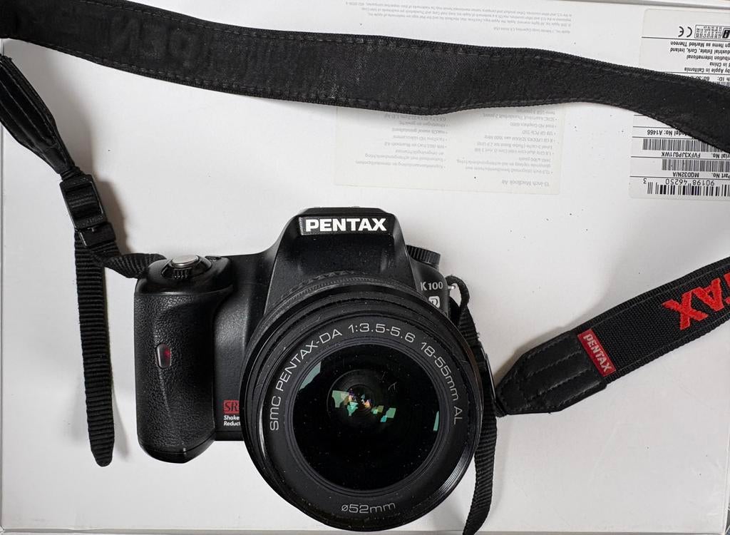 Pentax  K100, (digitaal) Pentax MV en super A (analoog), Audio, Tv en Foto, Fotocamera's Digitaal, Ophalen of Verzenden, Gebruikt