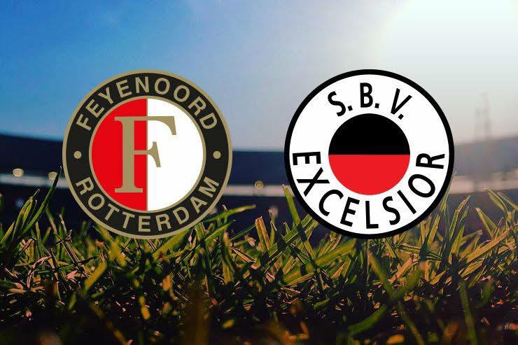 2 tickets Feyenoord - Excelsior (vak M) zondag 14:30 uur, Tickets en Kaartjes, Twee personen, Maart