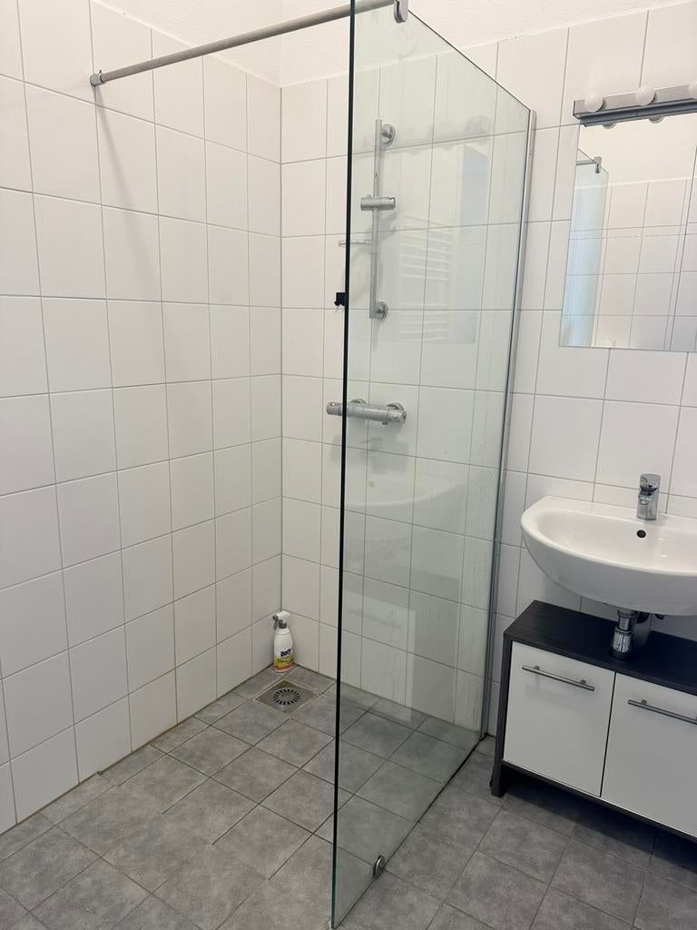 Douchewand glas, Huis en Inrichting, Ophalen, Gebruikt