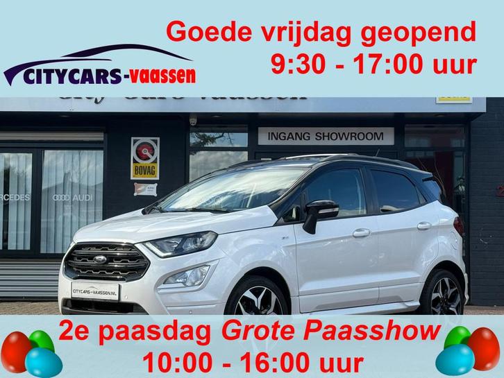 Ford EcoSport 1.0 EcoBoost ST-Line Black automaat 125 pk nav, Auto's, Ford, Bedrijf, Te koop, Ecosport, ABS, Airbags, Airconditioning