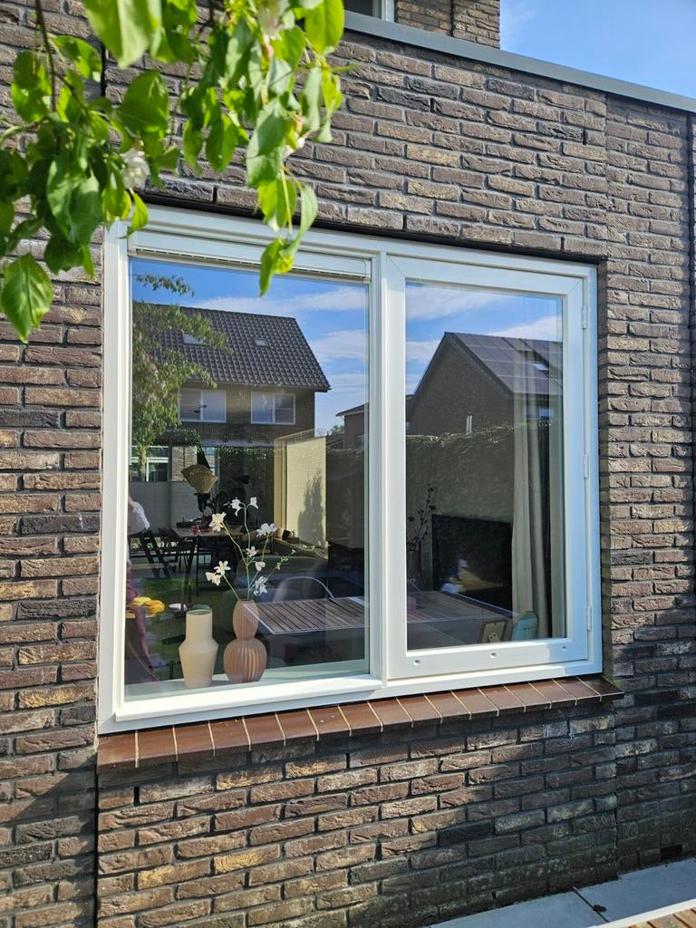 Kozijn 190 x 165 cm met dubbelglas, Ophalen, Hout, Raamkozijn