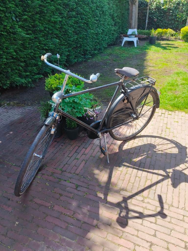 ORIGINELE GAZELLE FIETS 1956!!, Terugtraprem, Ophalen of Verzenden, Jaren '50, 59 cm of meer
