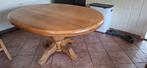Eiken eettafel, Huis en Inrichting, Tafels | Eettafels, Ophalen, Gebruikt, Eikenhout, Ovaal
