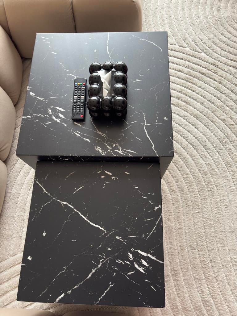 Salontafel twee JYSK, Ophalen, Overige materialen, Gebruikt, Vierkant