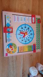 Goula Houten Educatieve Klok en Kalender, Ophalen, Gebruikt, Rekenen