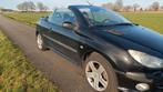Peugeot 206 2.0 16V CC 2002 Zwart, Auto's, 136 pk, 4 cilinders, Cabriolet, 4 stoelen