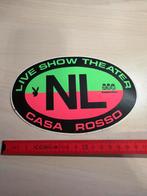 Vintage NL sticker Casa Rosso voor oldtimer, Auto diversen, Autostickers, Ophalen of Verzenden