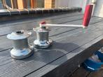 2x Lewmar Single Speed 7 Lieren Chrome met Hendel, Watersport en Boten, Ophalen of Verzenden, Gebruikt, Toebehoren