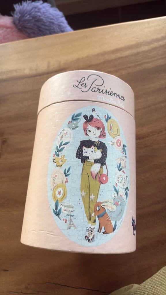 Als nieuwe Les Parisiennes, Moulin Roty puzzel 65 stuks, Ophalen of Verzenden, Meer dan 50 stukjes, Zo goed als nieuw