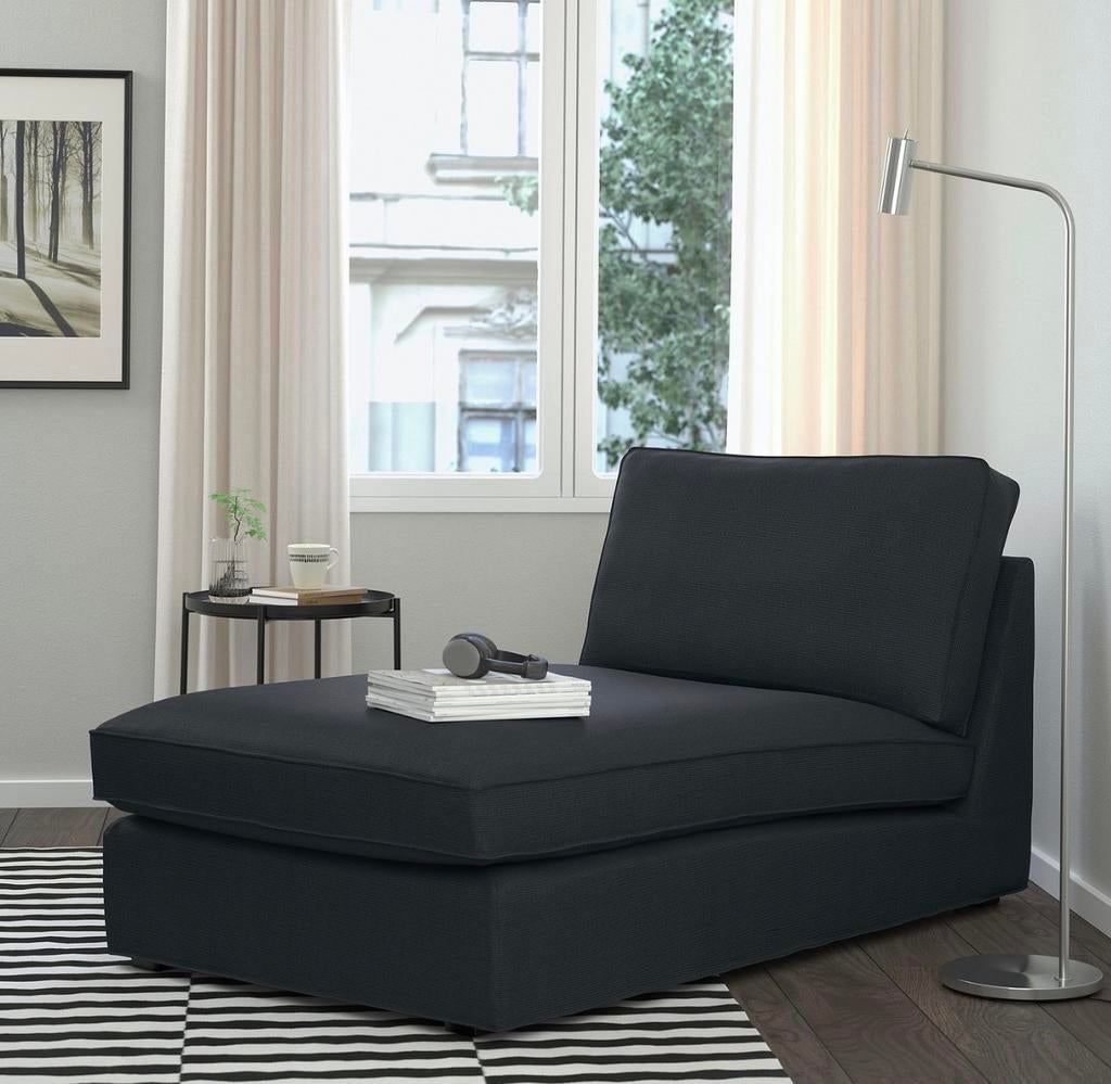 Chaise longue [ikea kivik - antraciet] zgan !, Huis en Inrichting, Banken | Sofa's en Chaises Longues, Eenpersoons, Ophalen of Verzenden