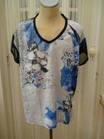 Miss Etam t-shirt maat 52, Blauw, Zo goed als nieuw, Miss Etam, Shirt of Top