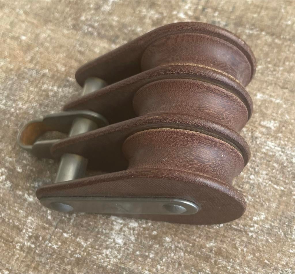 HYE Holland 3-schijfs blok, Watersport en Boten, Ophalen of Verzenden, Gebruikt