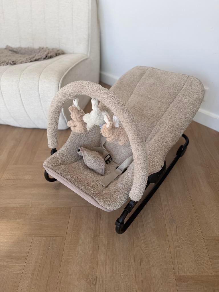 Little Dutch Wipstoel - Teddy Stof beige, Kinderen en Baby's, Ophalen, Zo goed als nieuw