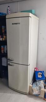 Boretti Koelkast Retro Creme met chroom Smeg Brittannië ILVE, Witgoed en Apparatuur, Koelkasten en IJskasten, Ophalen, Gebruikt