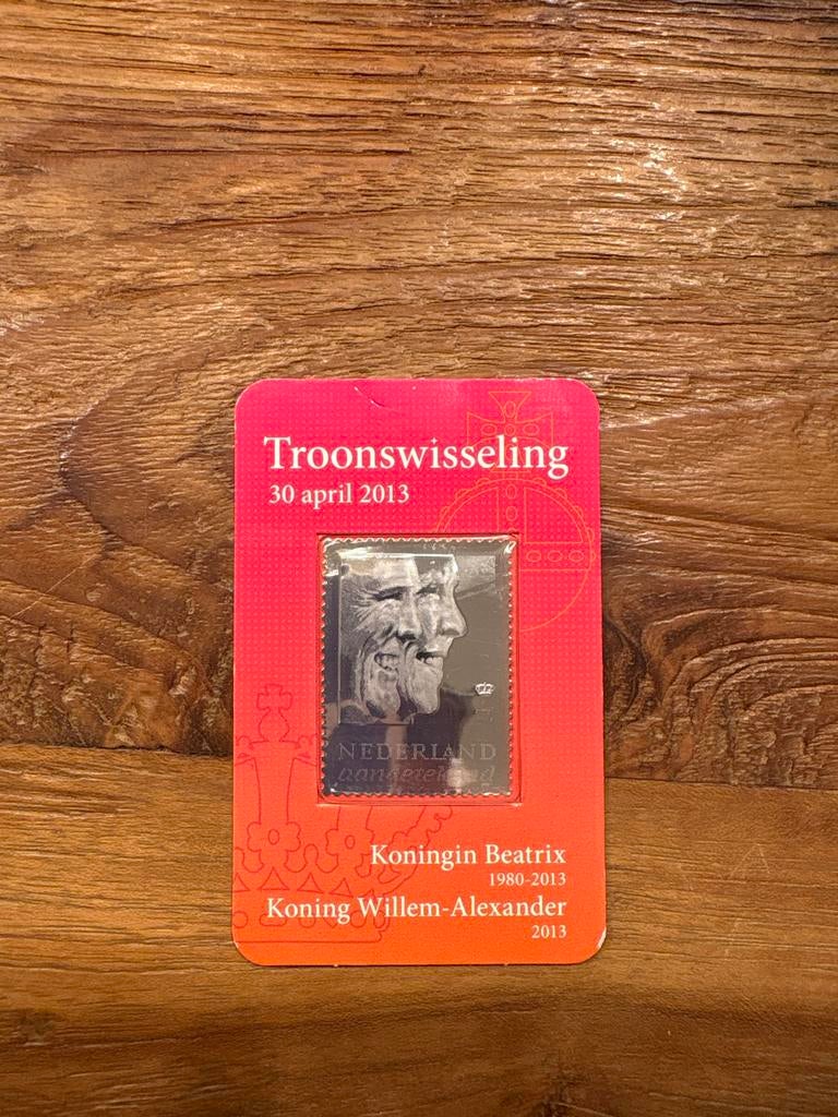 Troonswisseling 30 april 2013 postzegel, Verzenden, Na 1940, Postfris