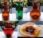 Max Verboeket Glaskunst Vaas Vazen Kan Schaal - Zie Omschr, Ophalen of Verzenden