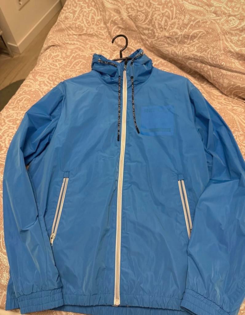 Replay zomer jas heren maat L, Ophalen of Verzenden, Gedragen, Blauw