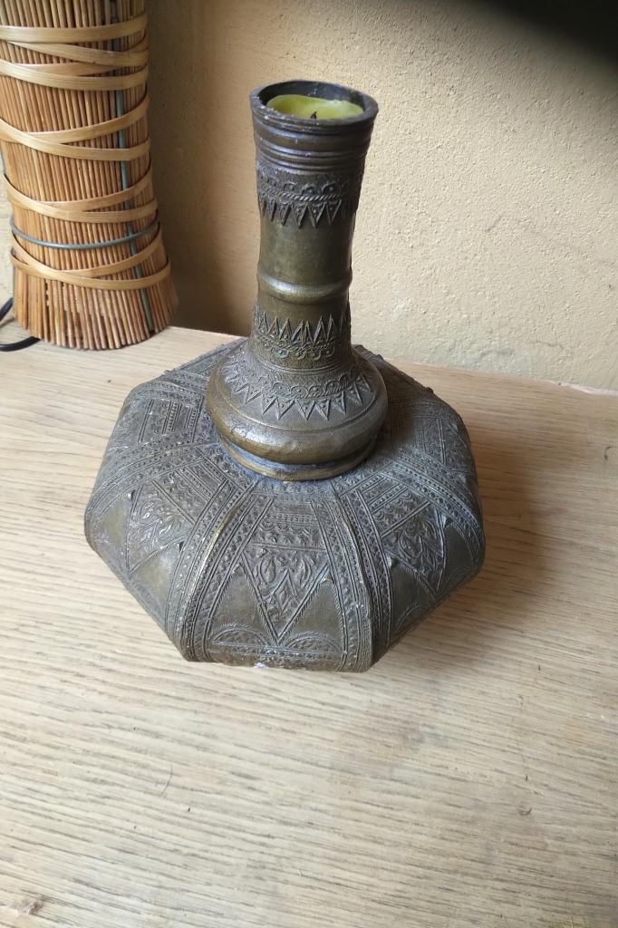 antieke koperen bronzen vaas, Ophalen of Verzenden, Koper of Brons