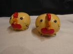 Vintage peper- en zoutstelletje kippen, Ophalen of Verzenden, Gebruikt