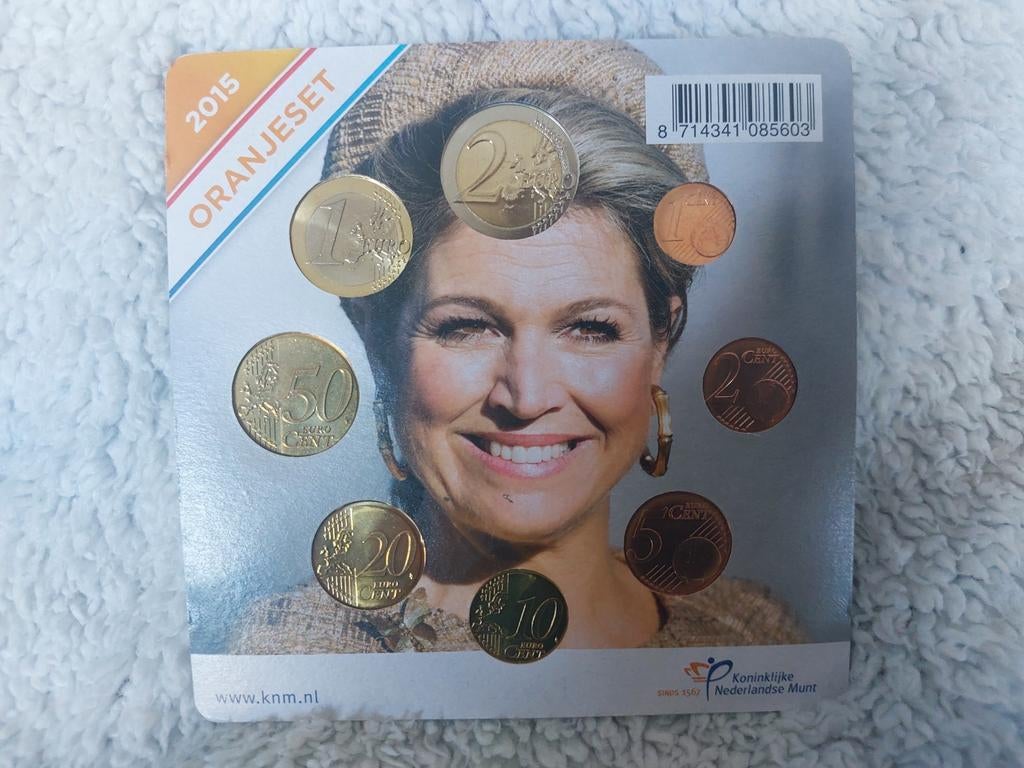 Oranjeset 2015 UNC, Verzenden, 2 euro