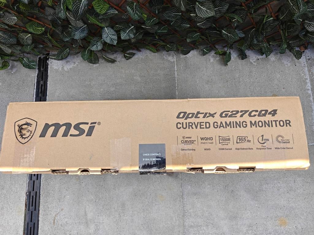 MSI Optix G27CQ4 Curved Gaming Monitor - 165Hz, 1ms, Computers en Software, Monitoren, Gaming, MSI, Curved, VA