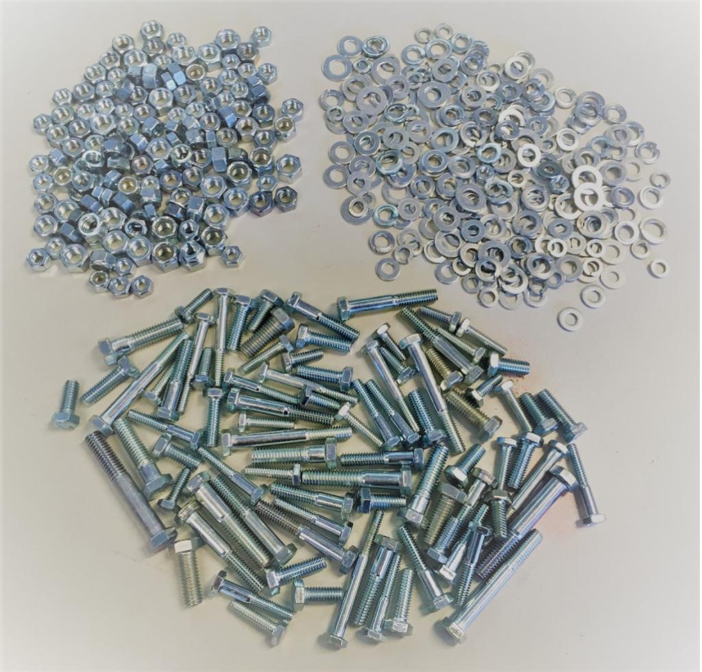 UNF of UNC Bouten / Moeren Assortiment - 450 delig, Niet ingevuld, Niet ingevuld, Nieuw, Ophalen of Verzenden