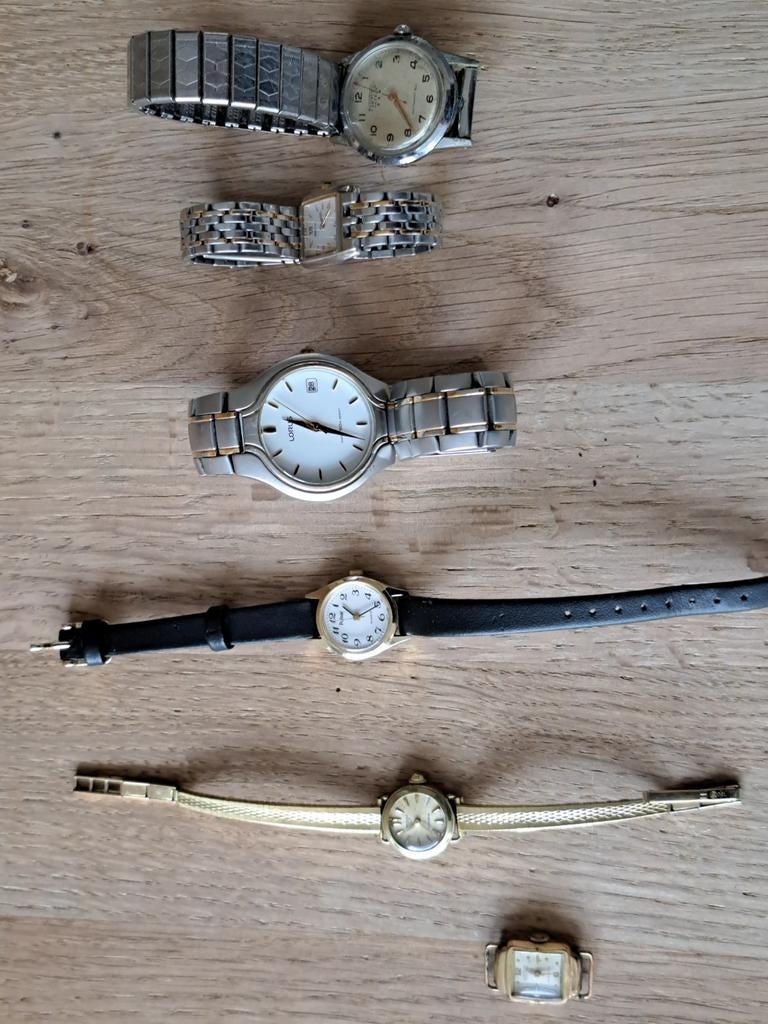 Diverse horloges: Lorus, Pontiac, Pulsar, Seiko, Prisma, Ophalen of Verzenden, Gebruikt, Polshorloge