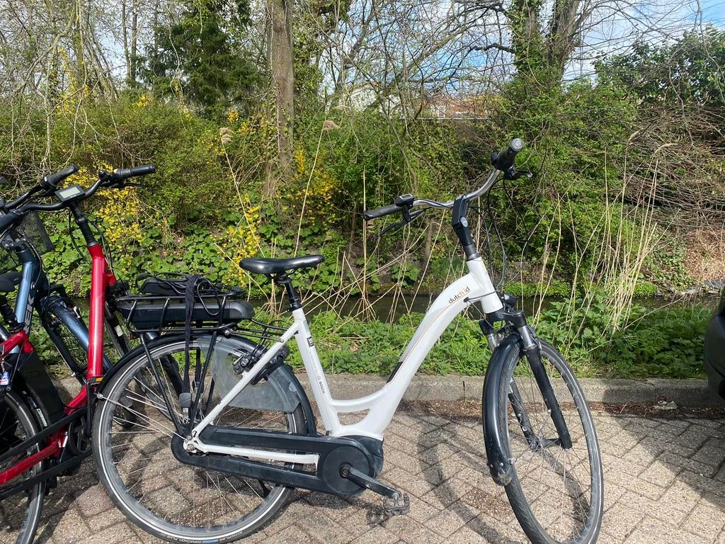 Dutch Id elektrisch damesfiets, Fietsen en Brommers, Fietsen | Dames | Damesfietsen, Zo goed als nieuw, Overige merken, 56 cm of meer