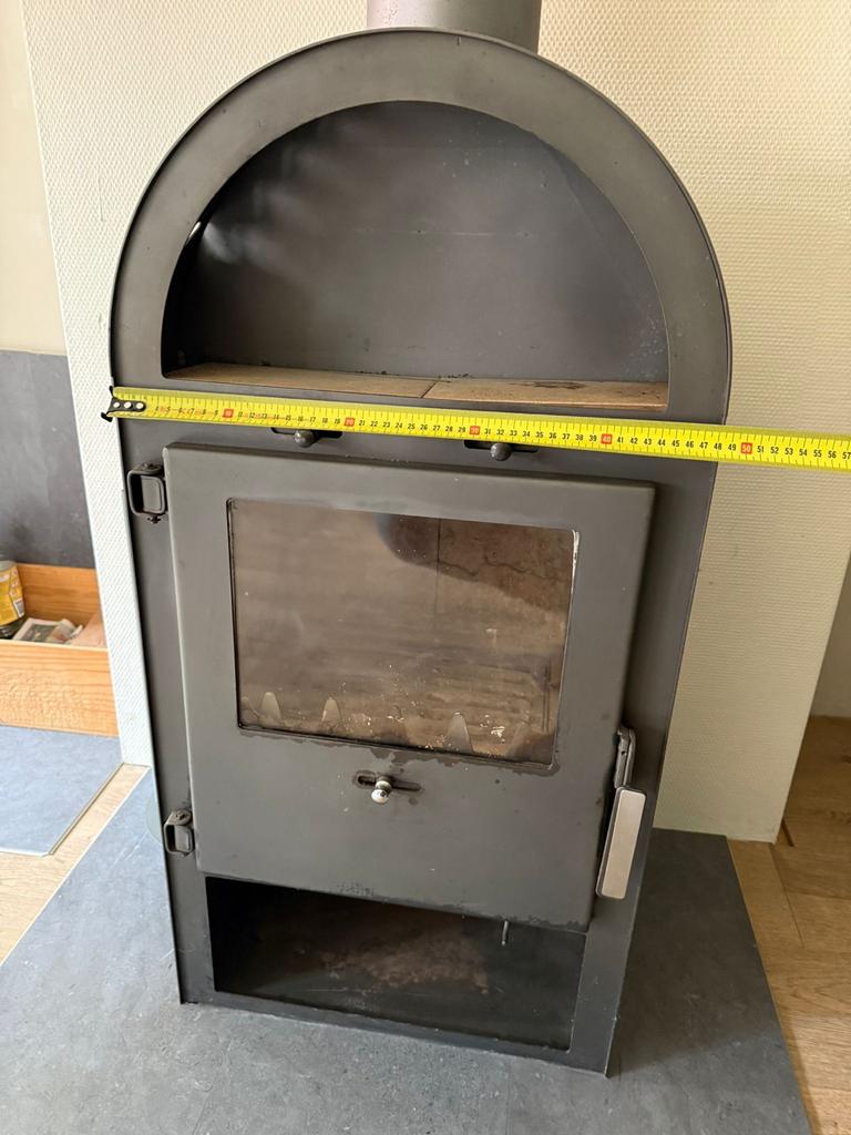 Allesbrander kachel - Gebruikt, Huis en Inrichting, Kachels, Ophalen, Gebruikt, Overige brandstoffen, Vrijstaand